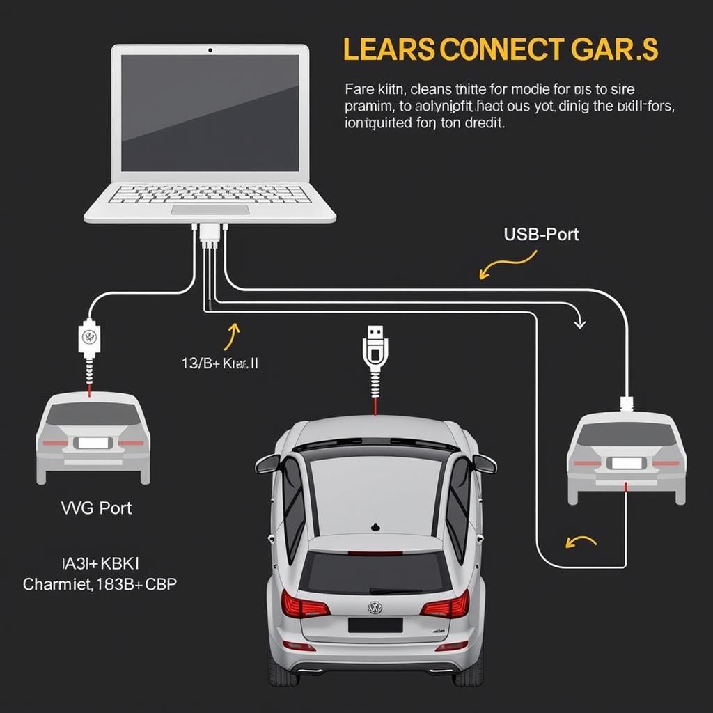 VAG COM KKL Cable Connection