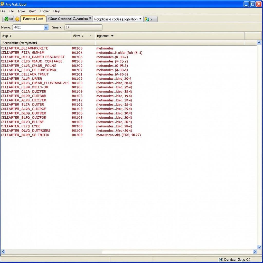 VAG COM Software Screenshot