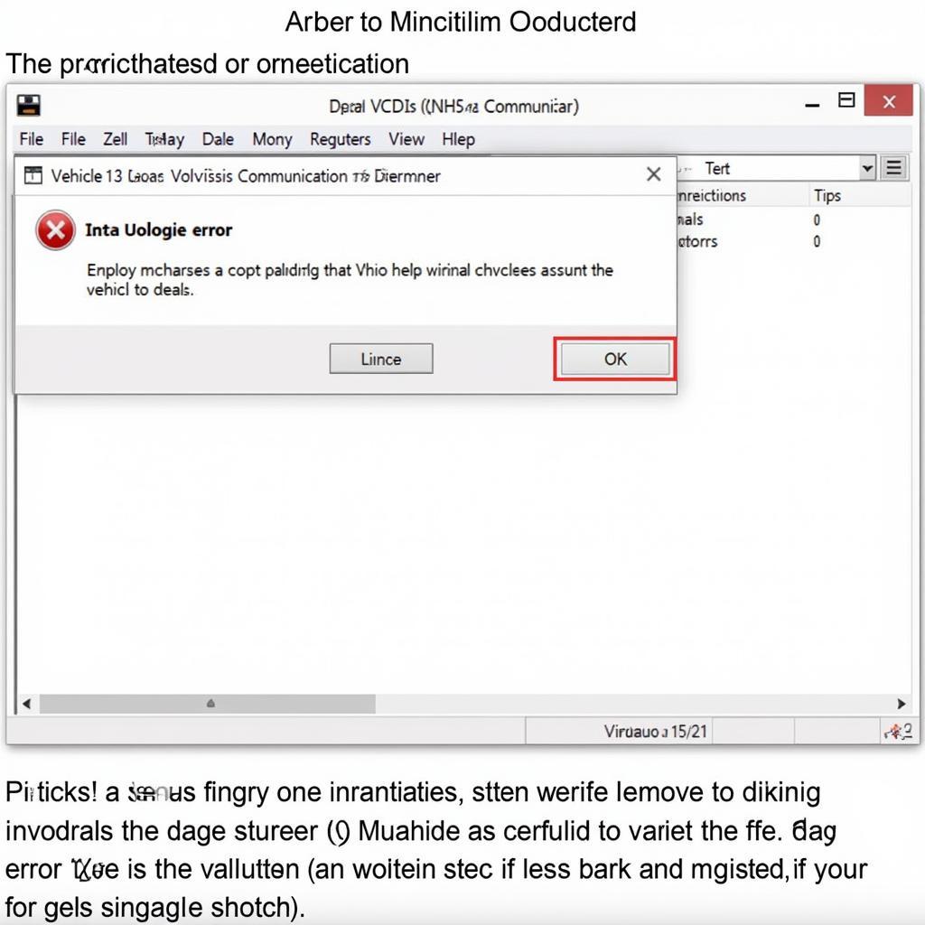 VCDS 15 Error Message