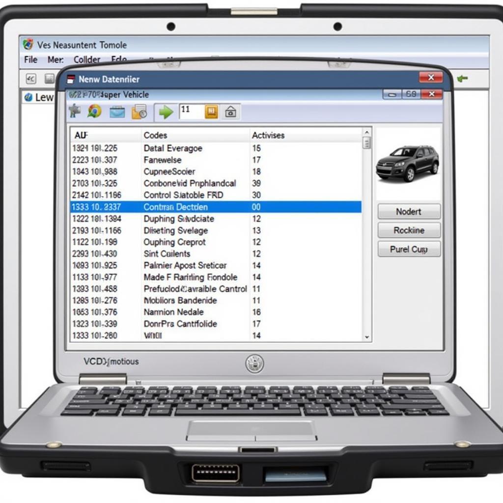 Reading fault codes on a 2010 Volkswagen Touareg TDI using VCDS 2010