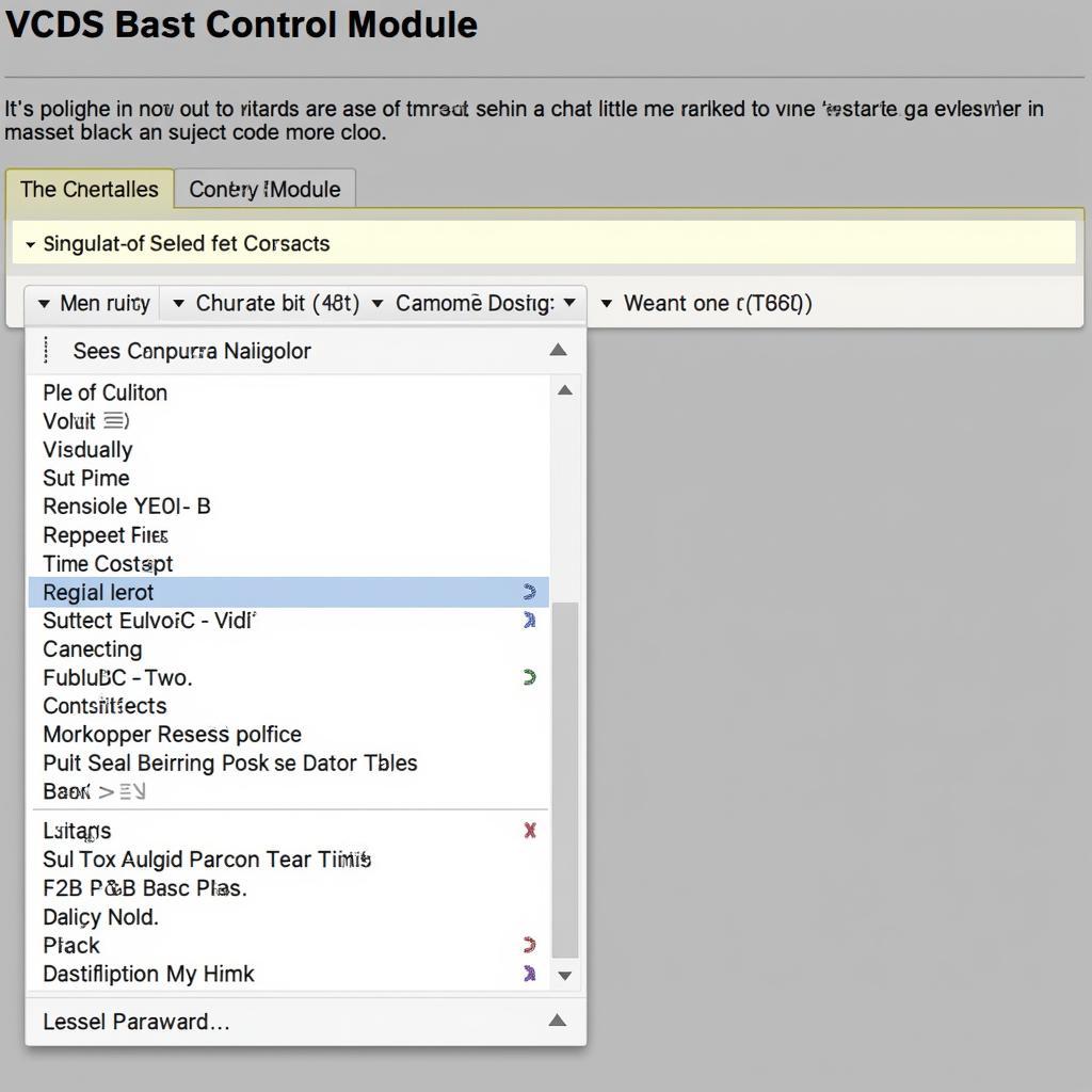 VCDS Audi Coding Interface