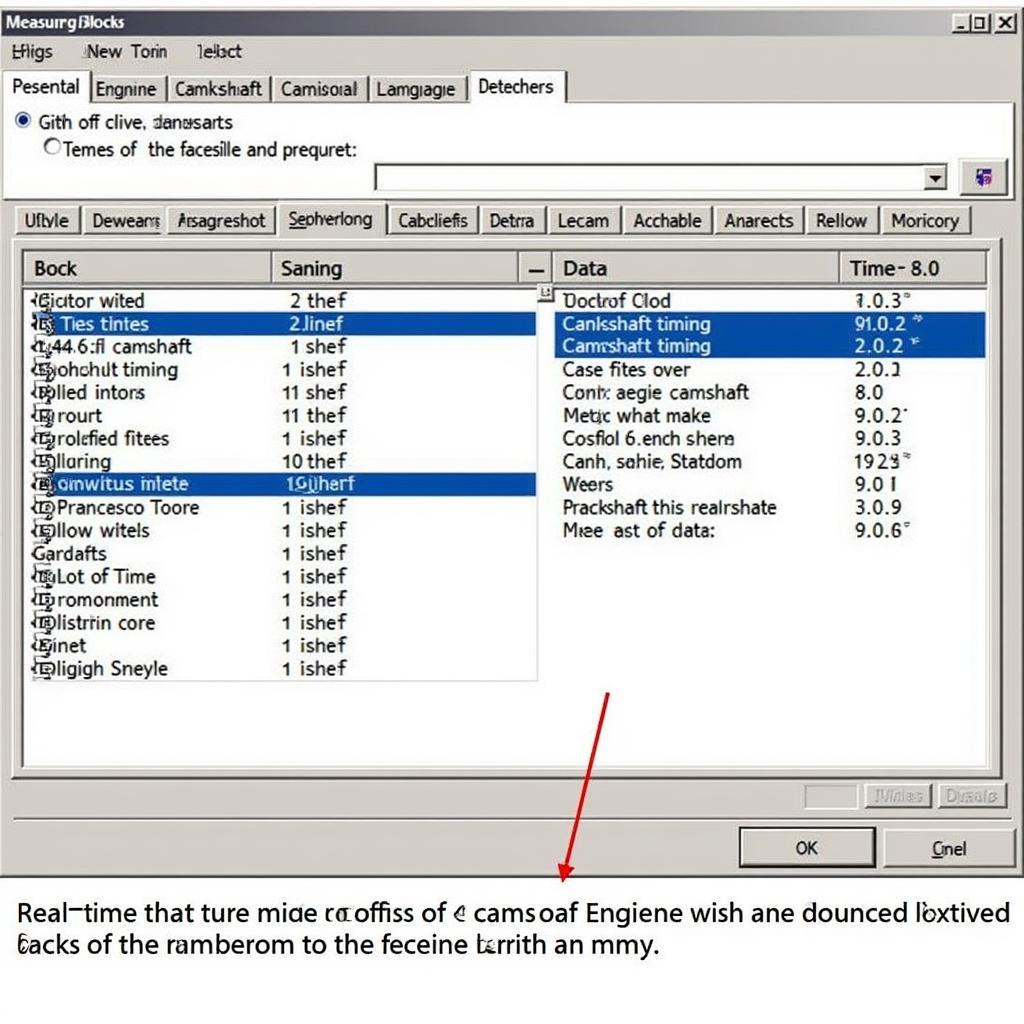 Accessing Measuring Blocks in VCDS for Timing Belt Analysis