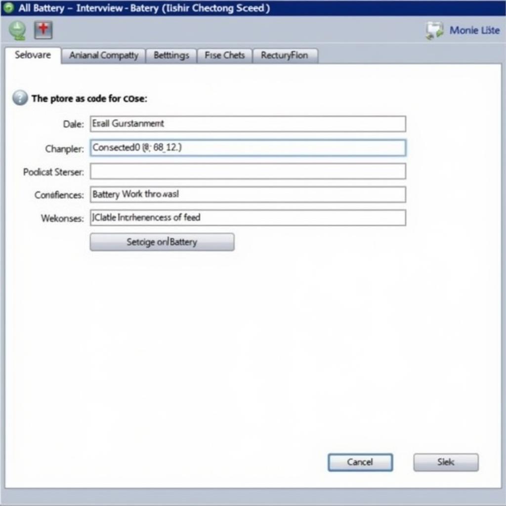 VCDS Battery Coding Screen