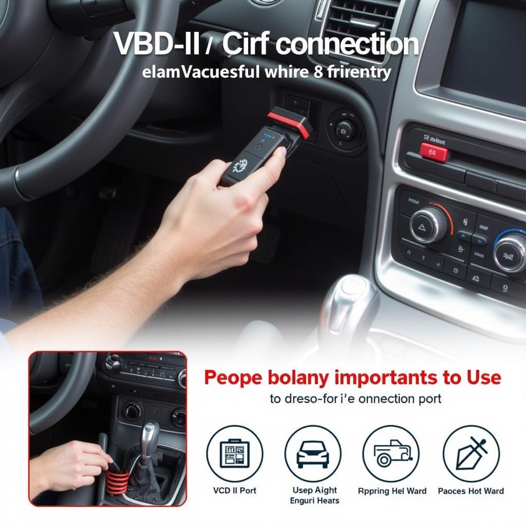 Connecting VCDS Cable to Car's OBD-II Port