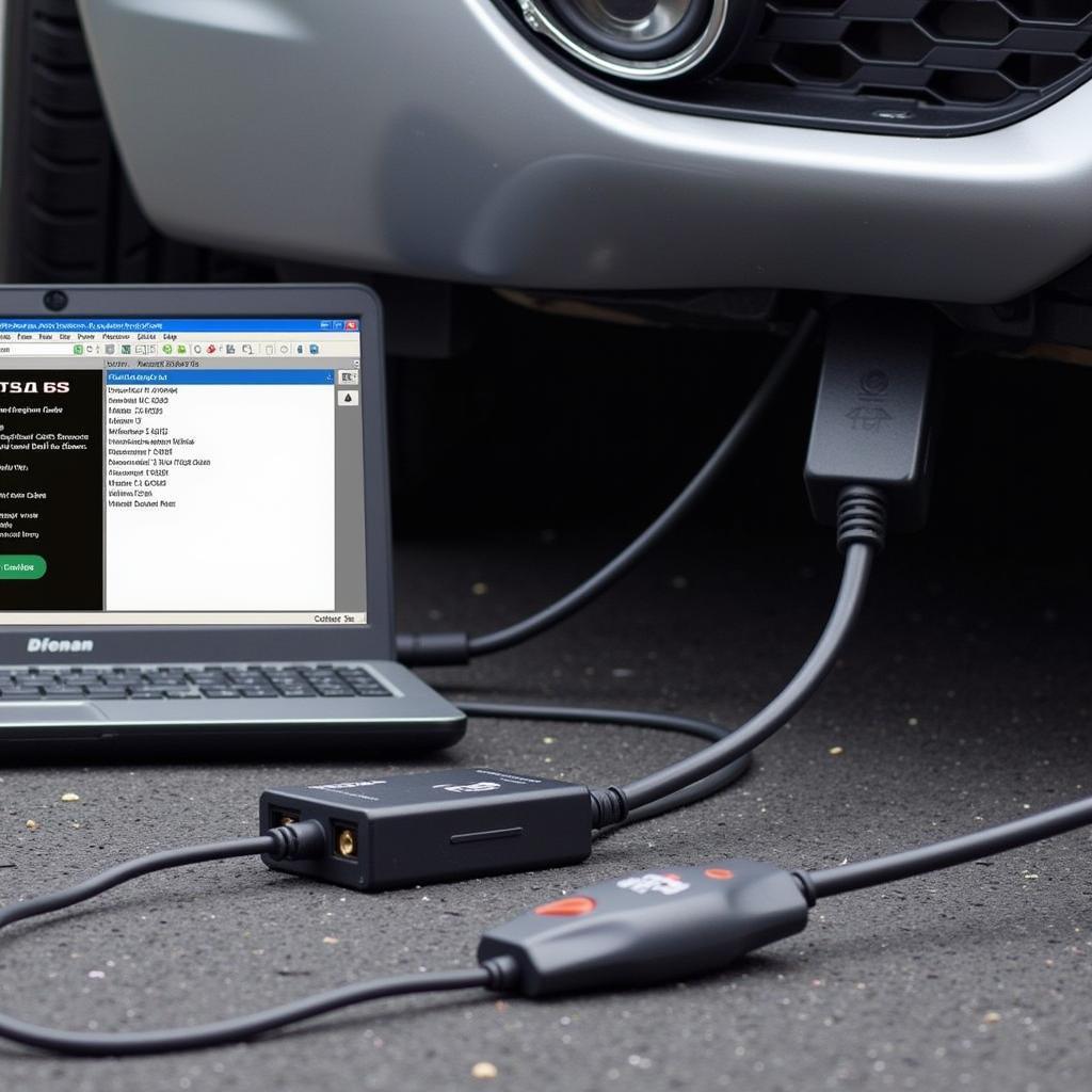 Connecting VCDS Cable to Laptop