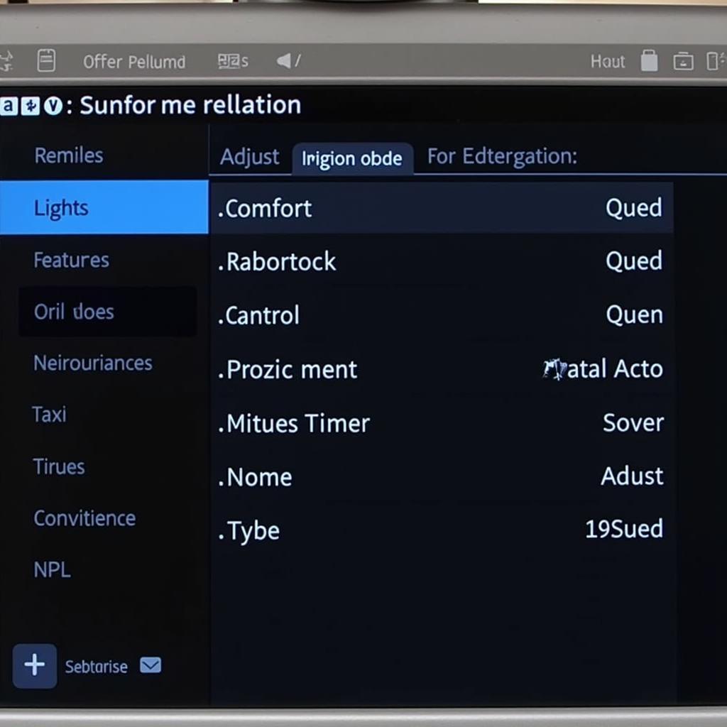 VCDS Customization Menu