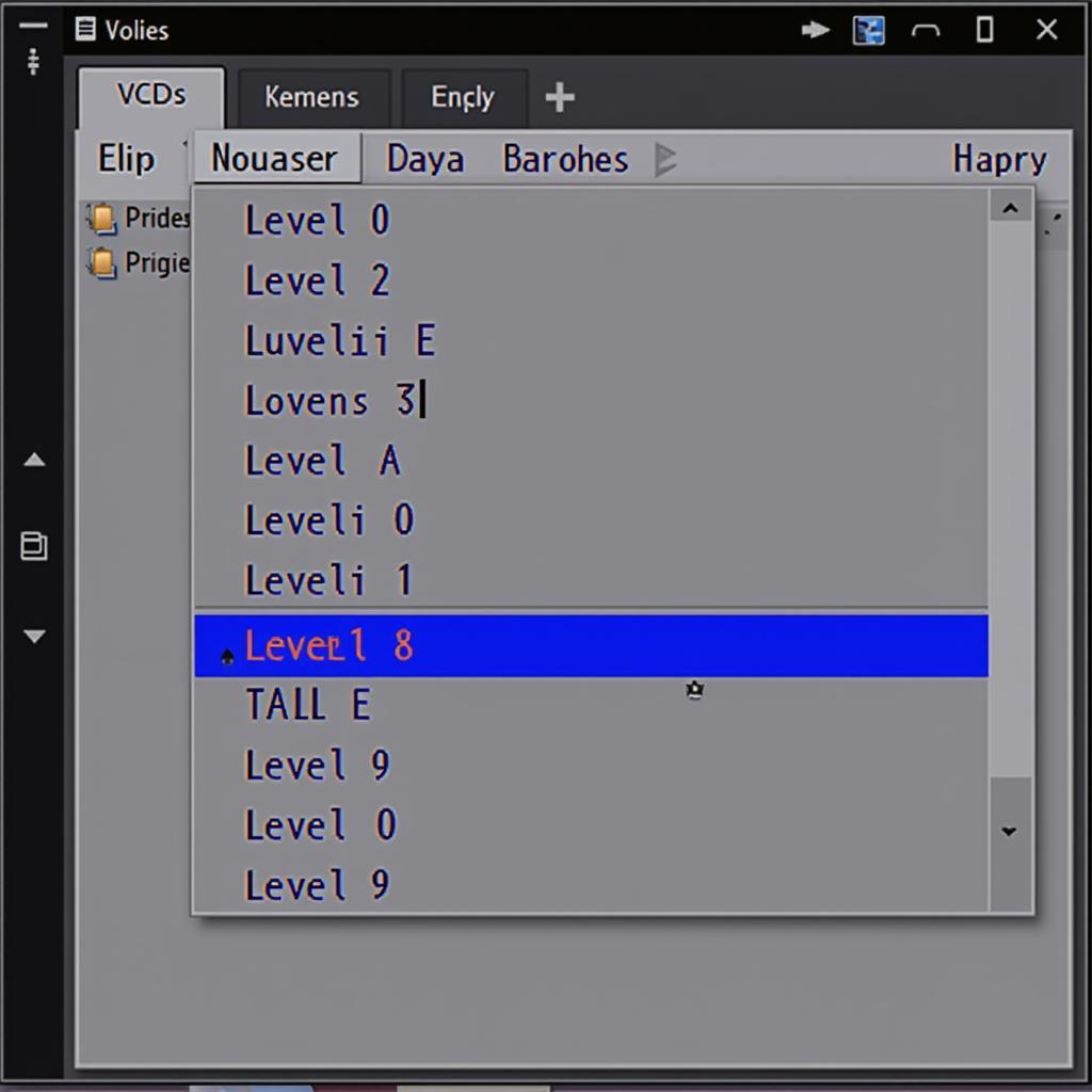 Selecting VCDS Debug Level