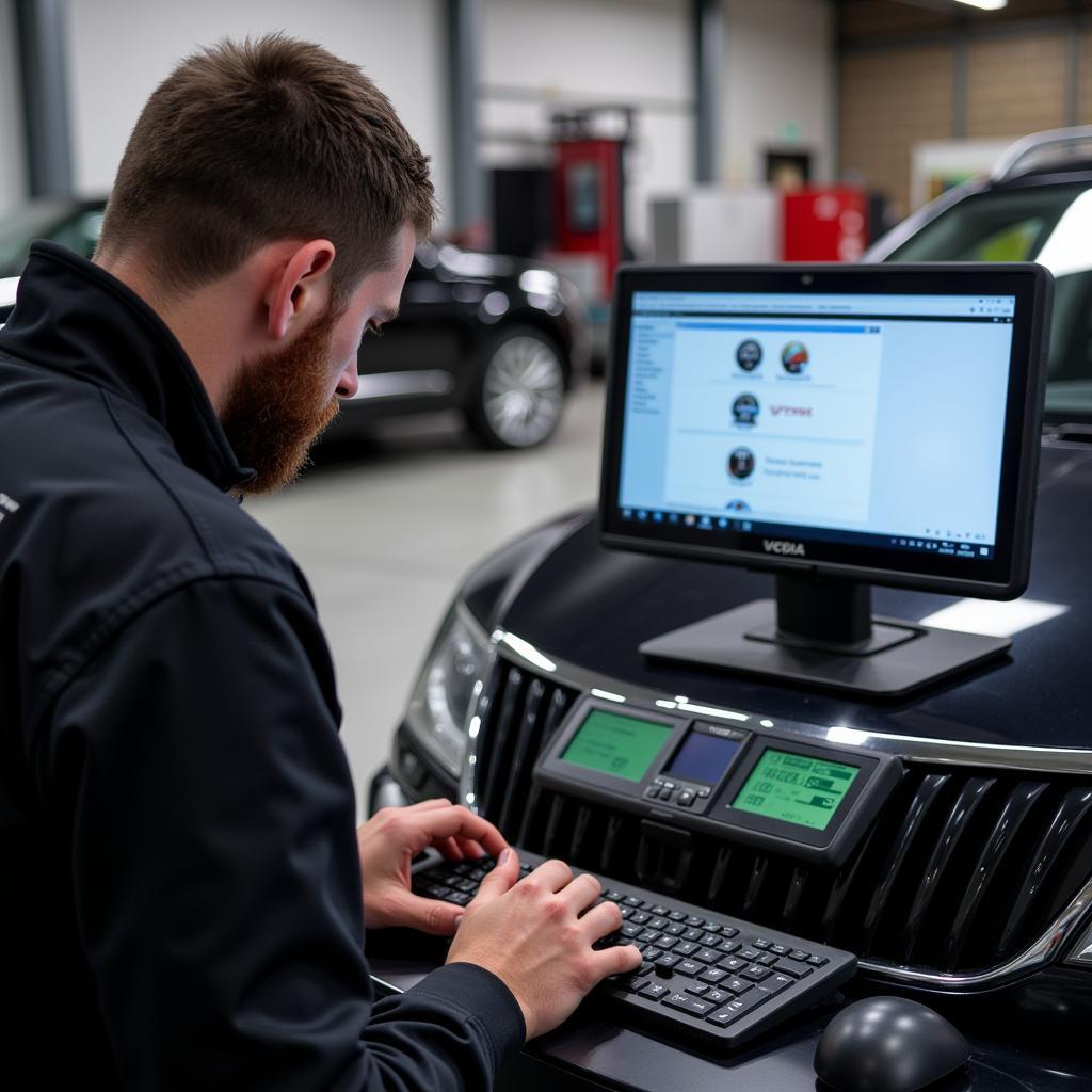 Performing Diagnostics on a Skoda Superb 2 using VCDS