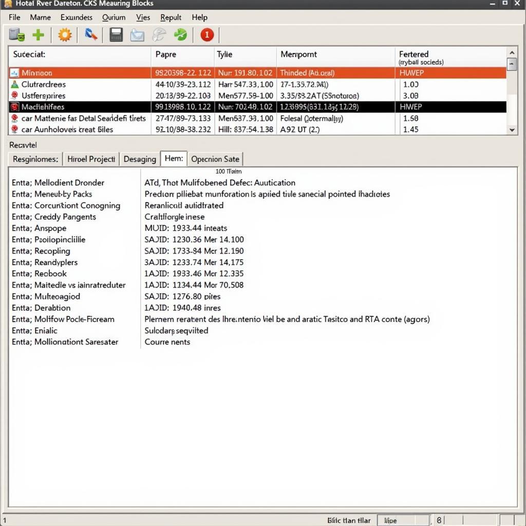 VCDS HVAC Measuring Blocks Display on Screen