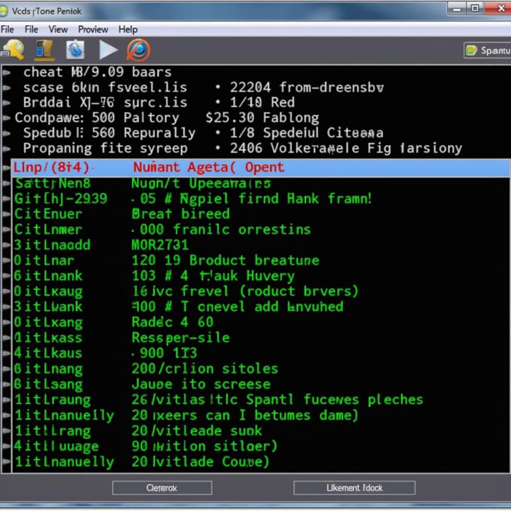 VCDS Software Interface