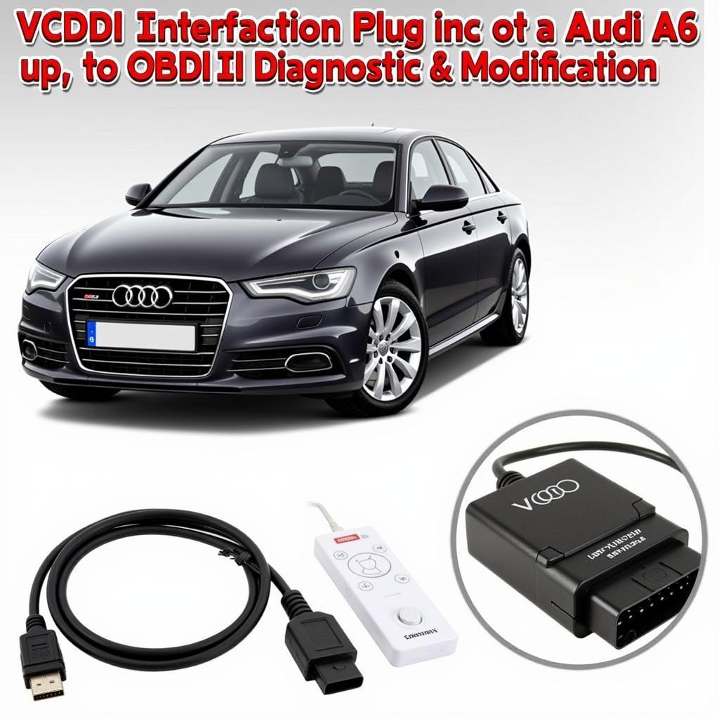 VCDS Interface Connected to an Audi A6