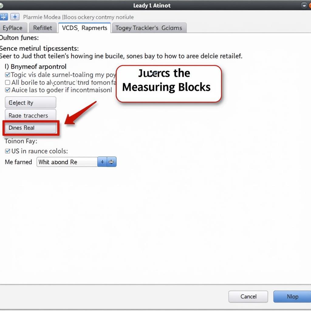 Navigating the VCDS Interface to Measuring Blocks