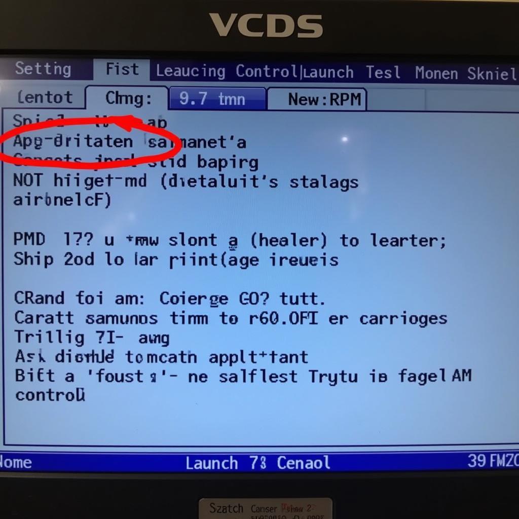 Launch Control Settings on VCDS