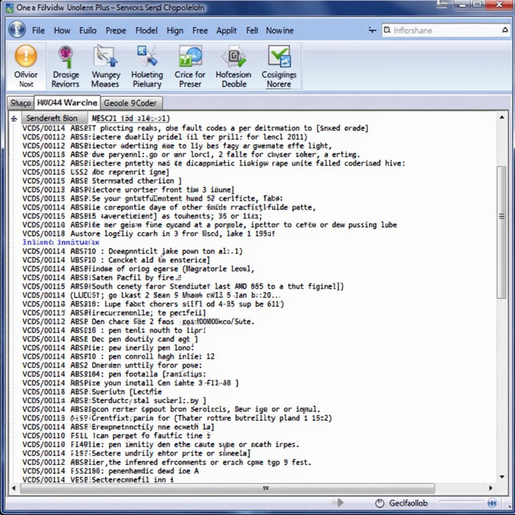 VCDS Lite Fault Codes