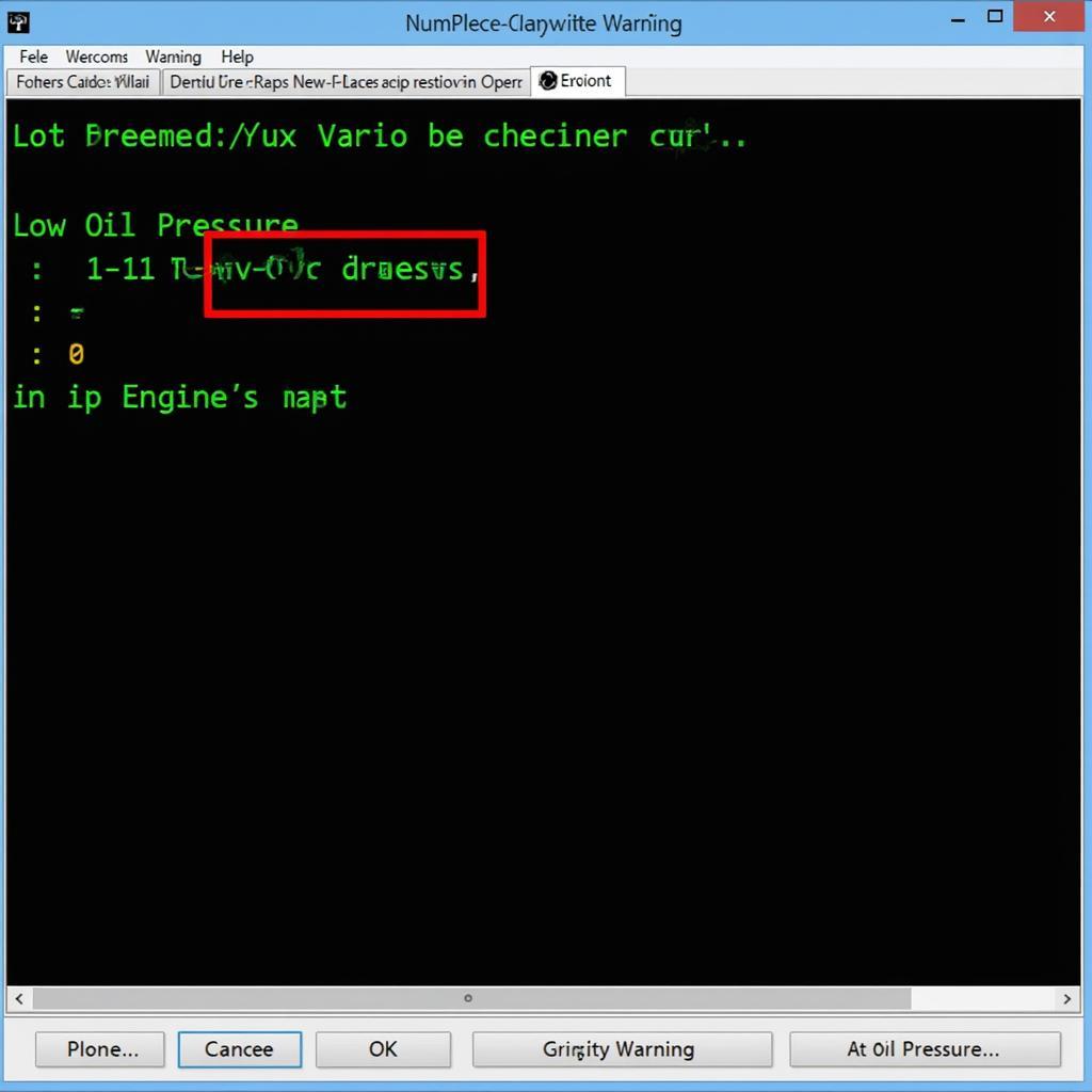 VCDS Low Oil Pressure Warning