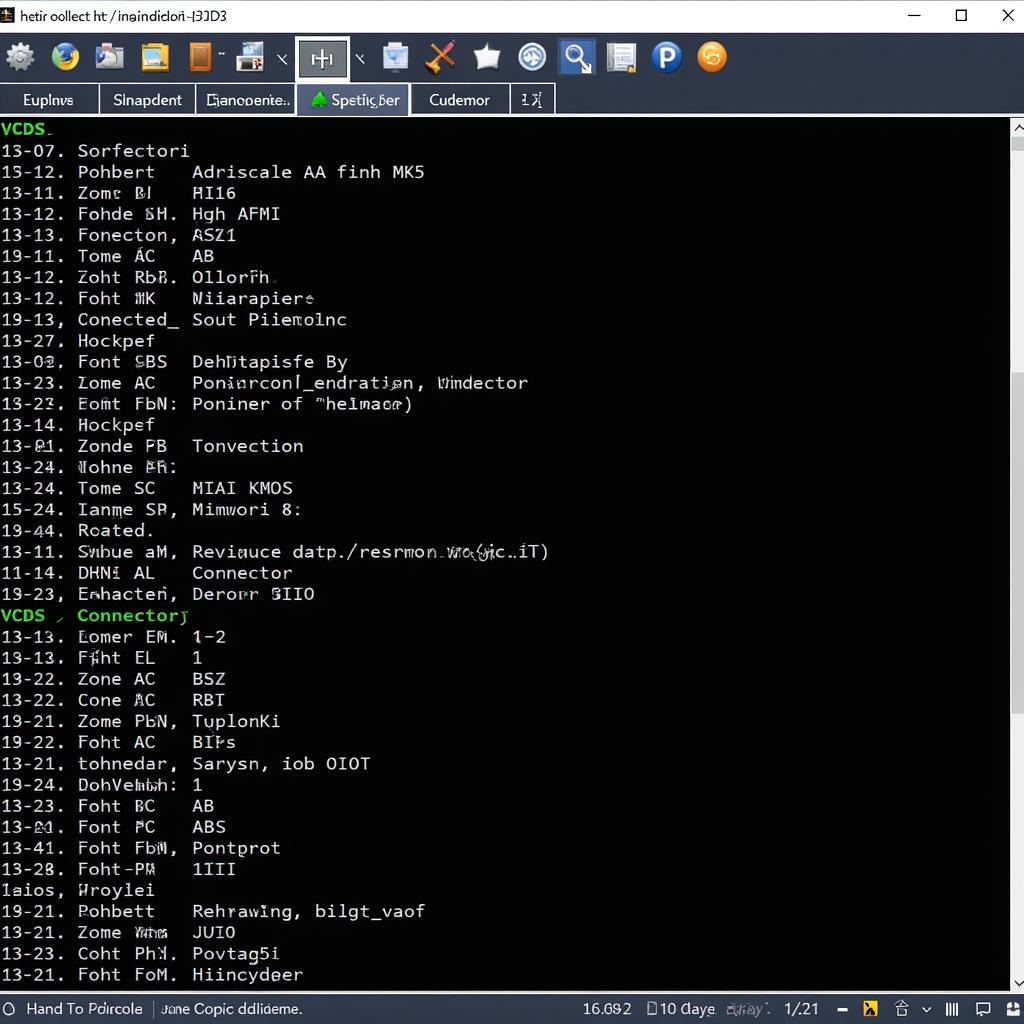 VCDS Software Dashboard