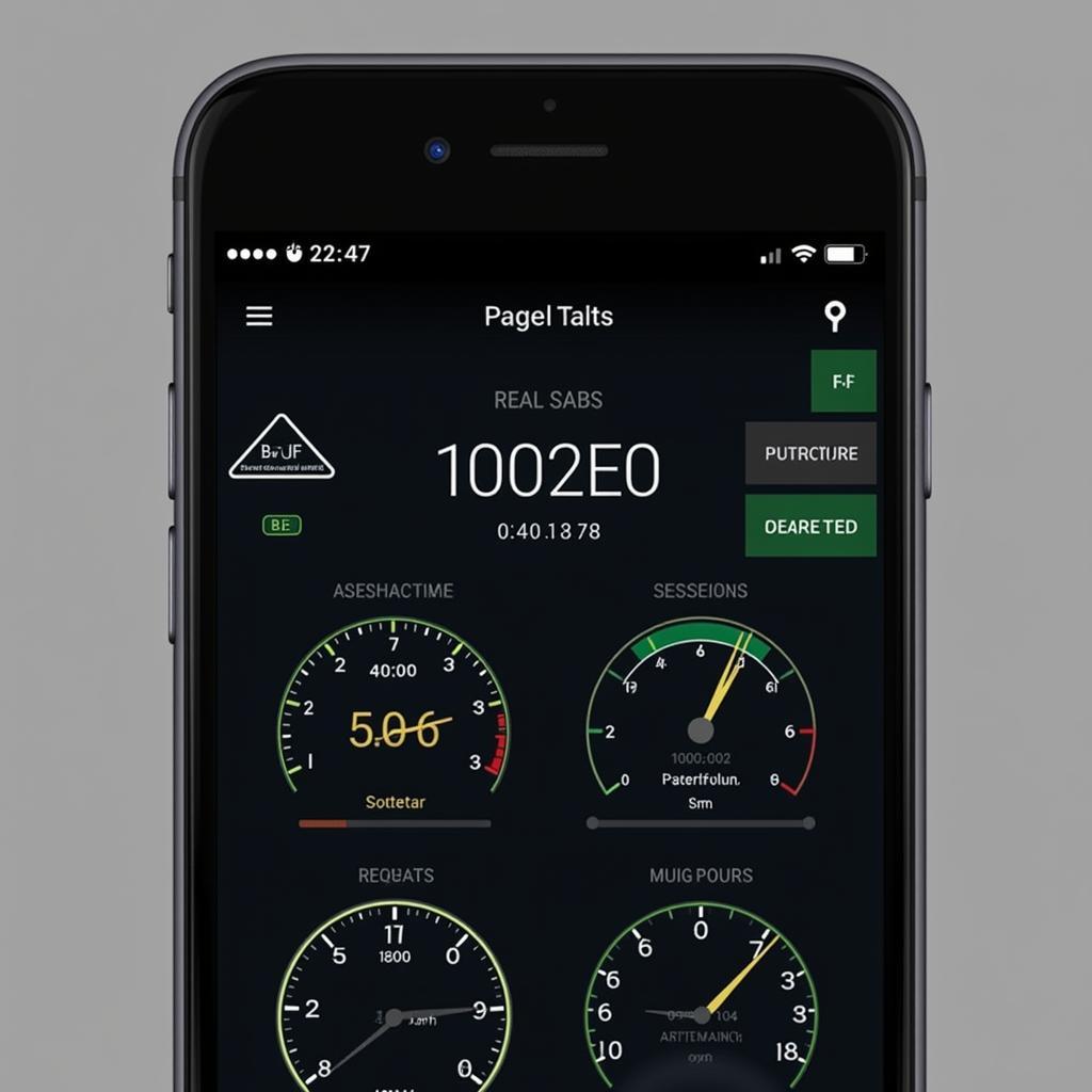 VCDS Mobile UK Dashboard View