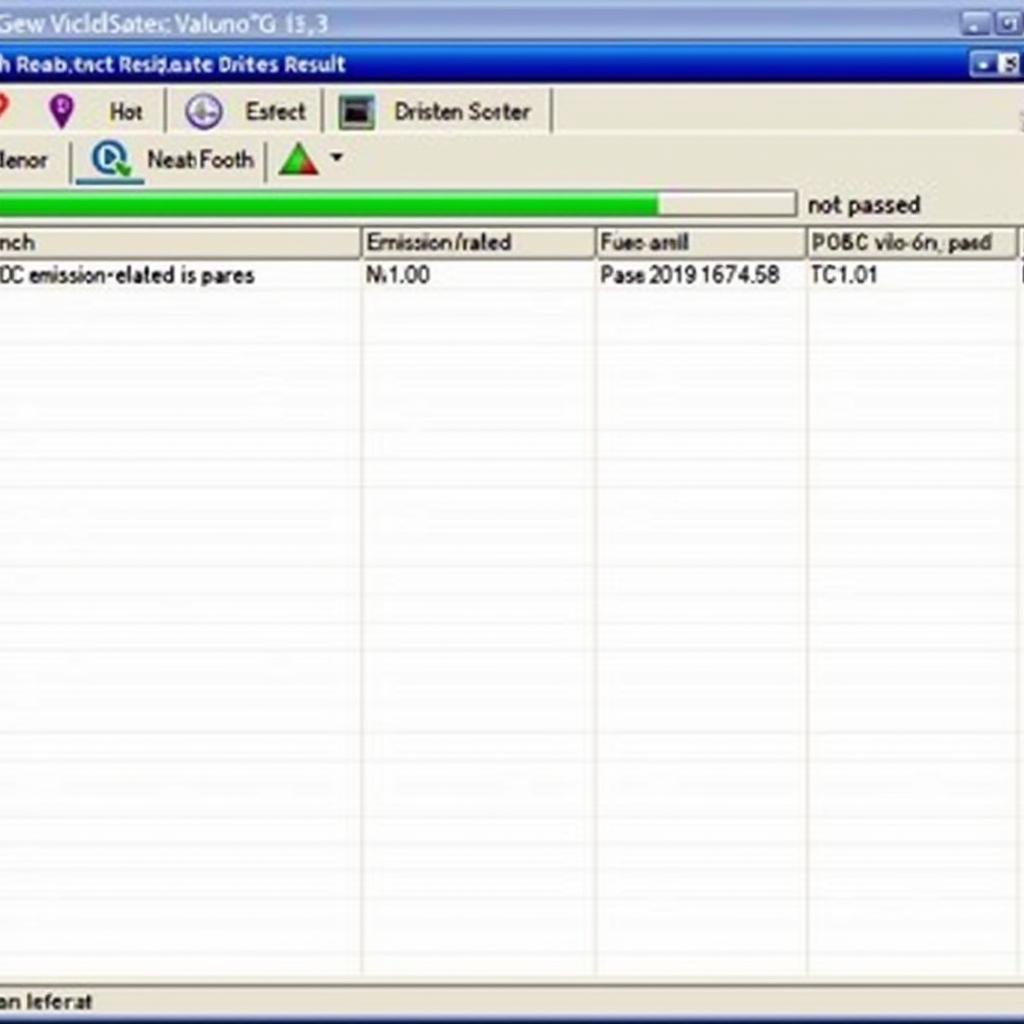 VCDS Readiness Test Screen