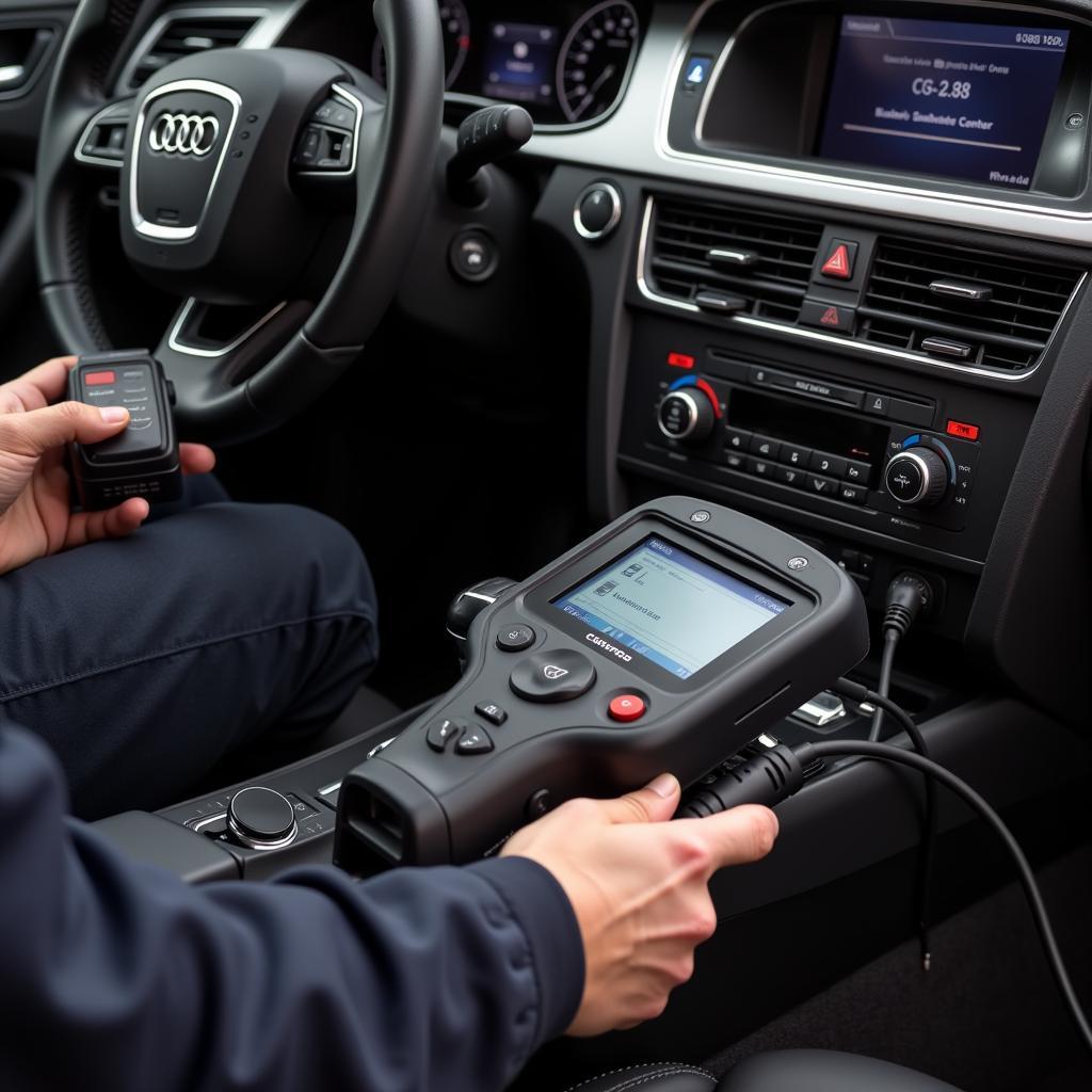 VCDS Scanning for Audi A4 B6 Cruise Control Errors