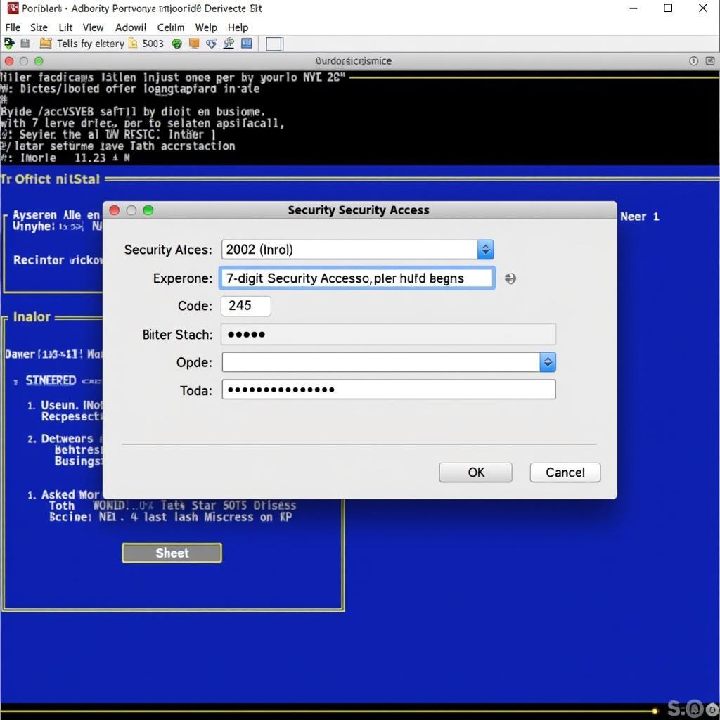 VCDS Security Access Screen