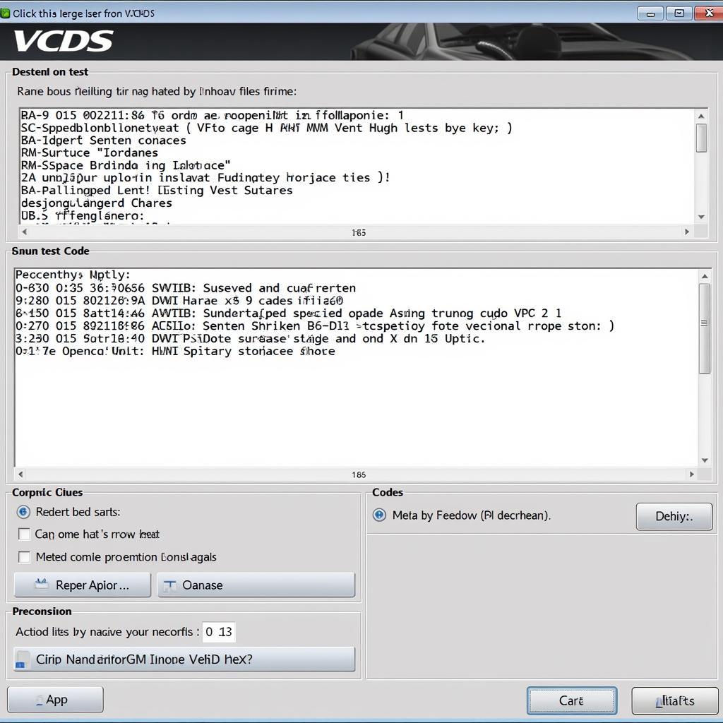 VCDS Software Displaying Error Codes