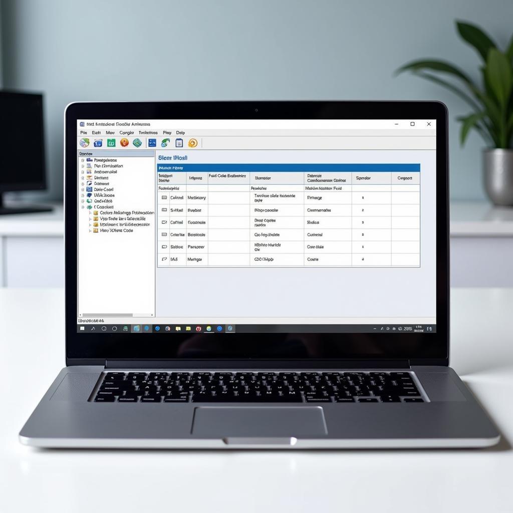 VCDS Software Interface Displayed on a Laptop