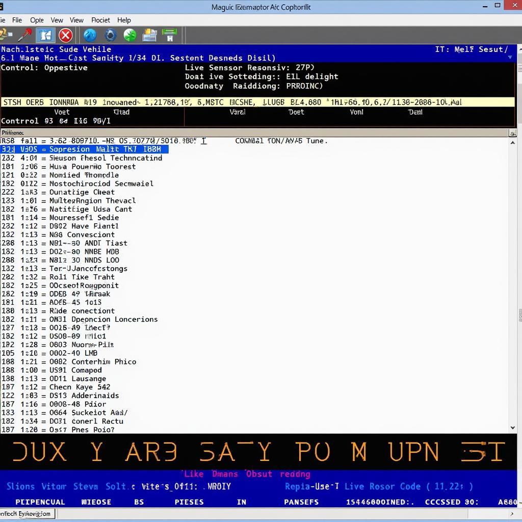 VCDS Software Interface