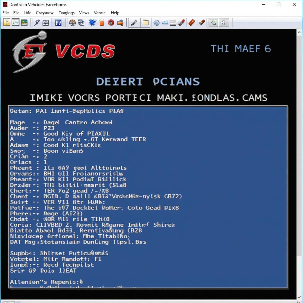 VCDS Software Interface