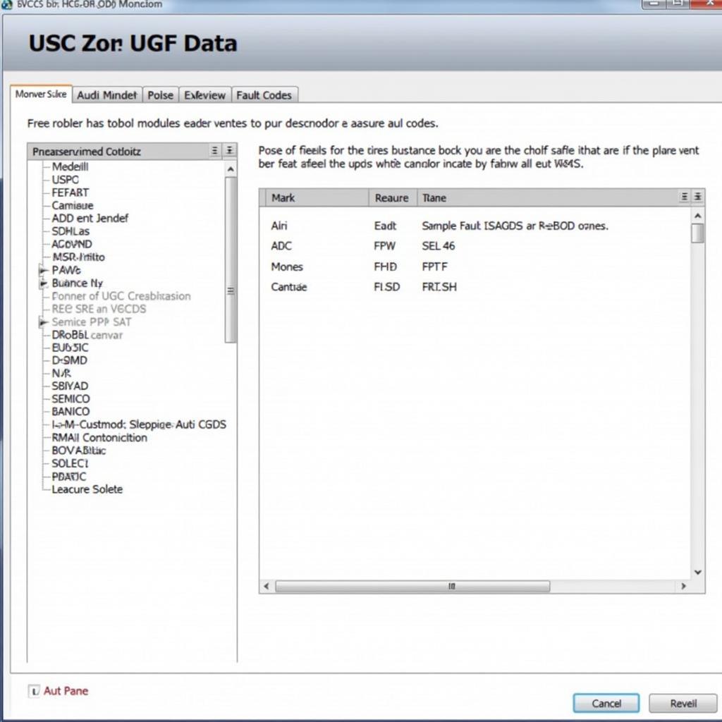 VCDS Software Interface for Audi A6 C6