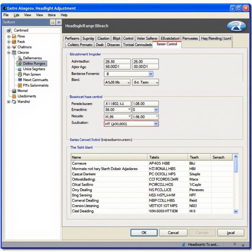 VCDS Software Interface for Xenon Headlight Adjustment