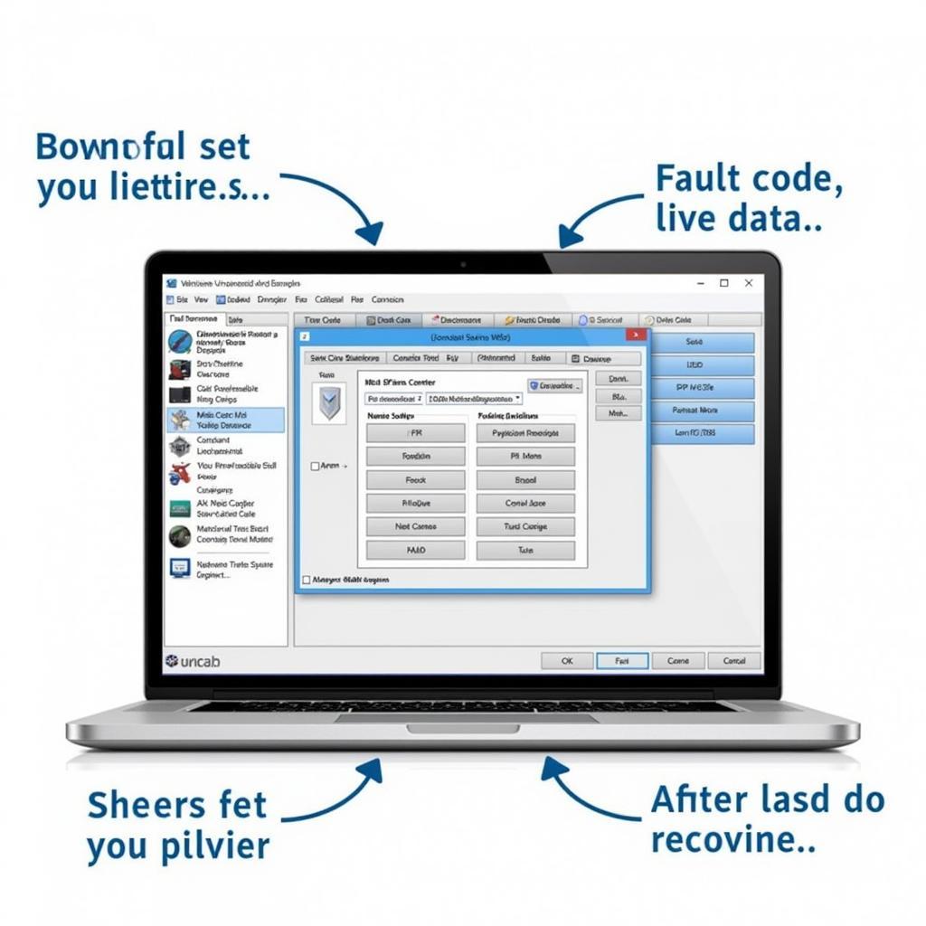 VCDS Software Interface on Laptop screen