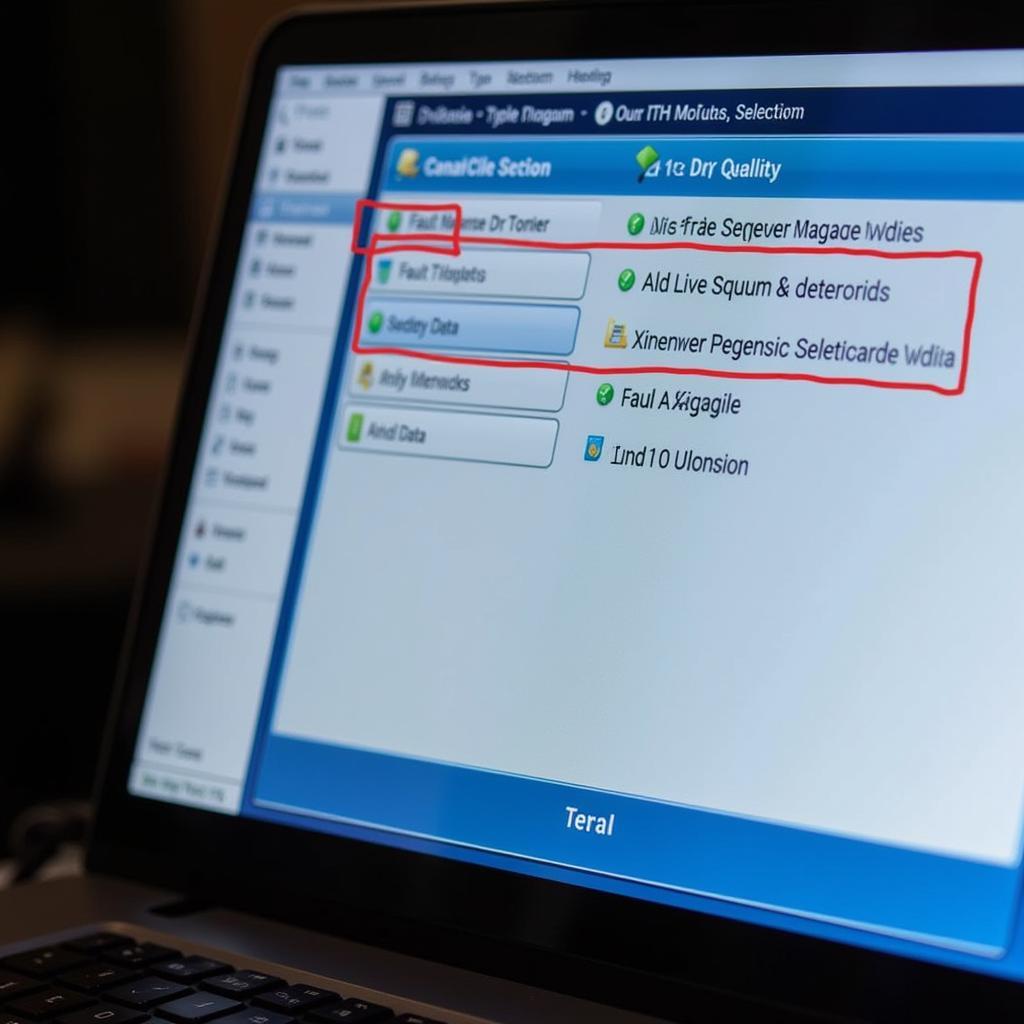 VCDS software interface displayed on a laptop screen