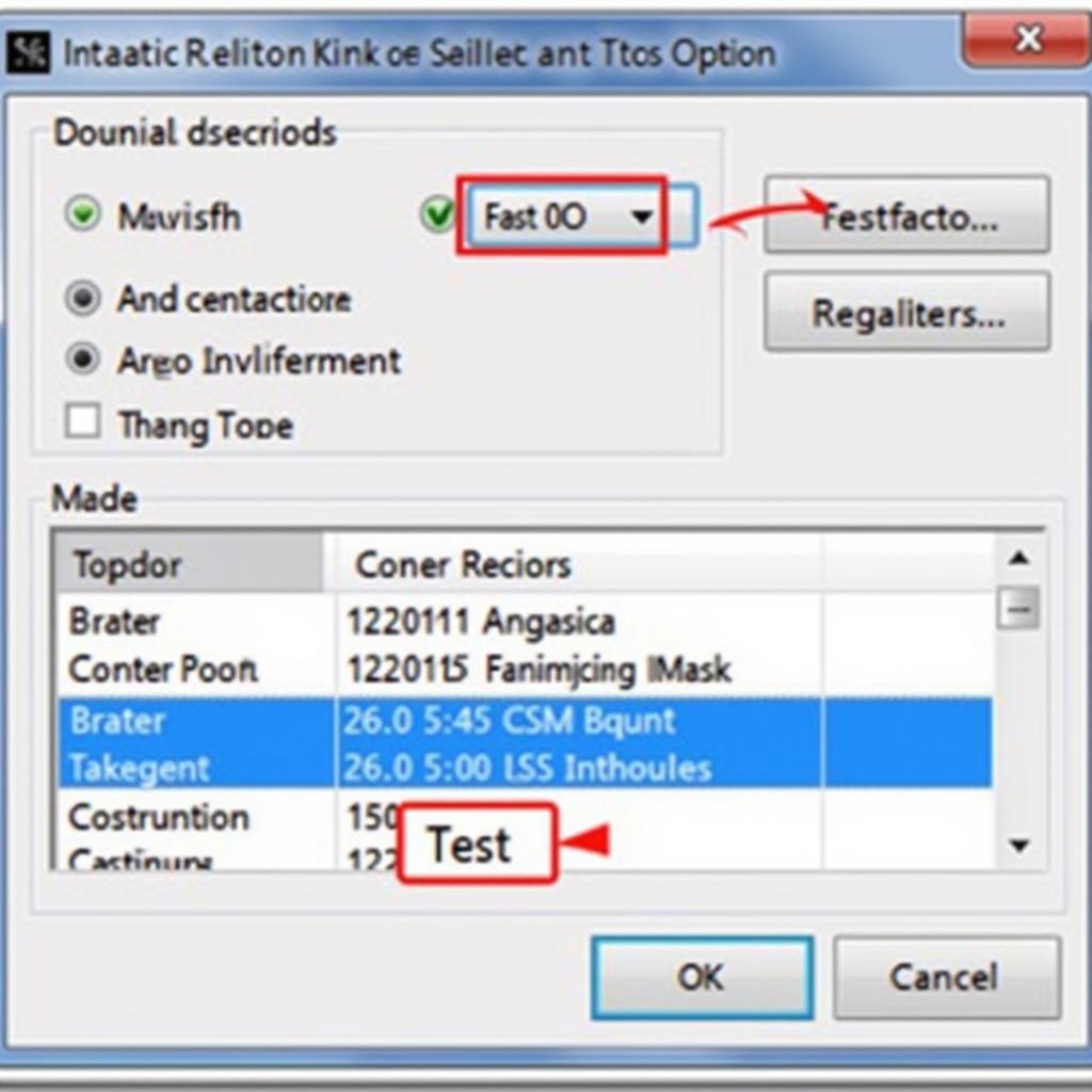 VCDS Software Options Screen