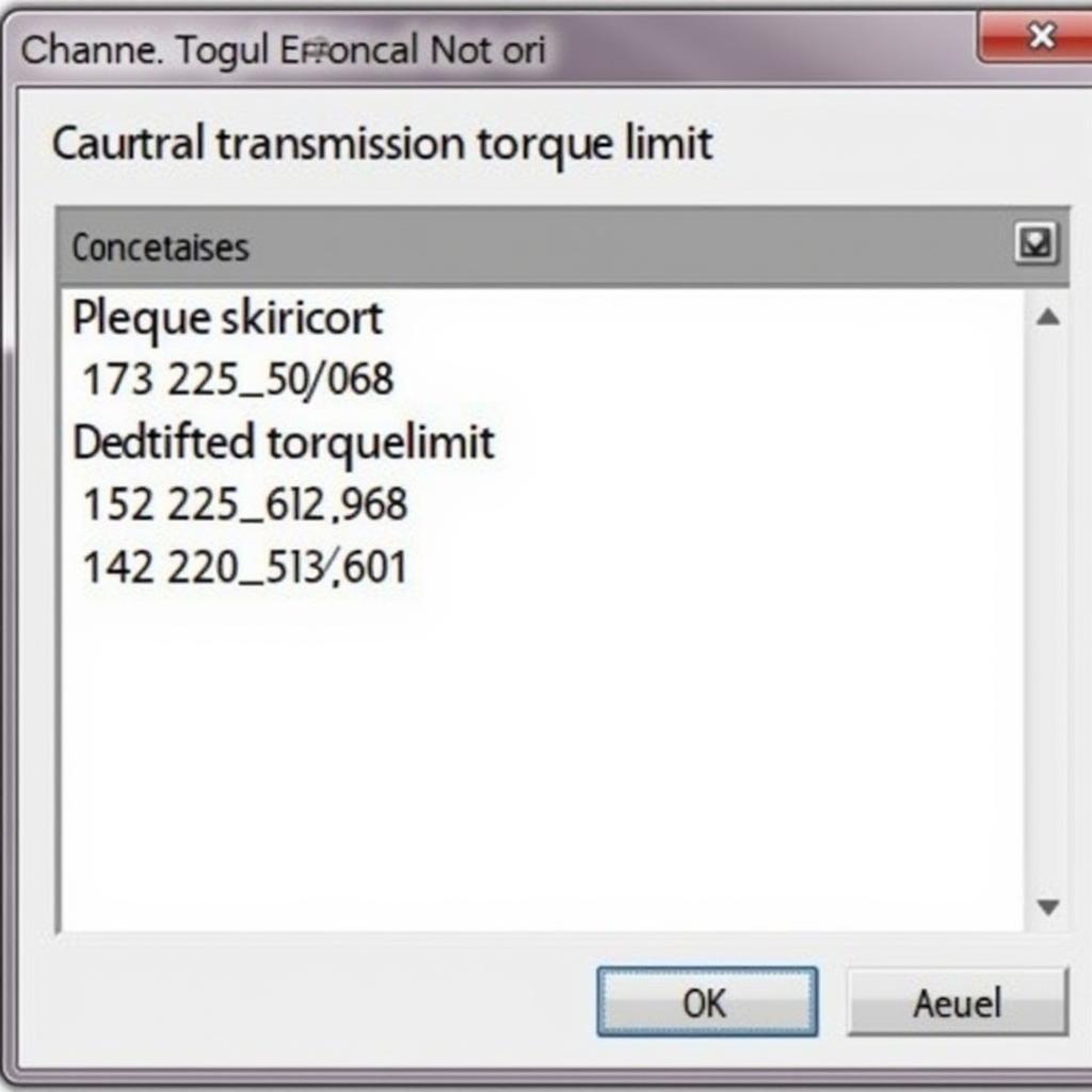 VCDS Software Screenshot Showing Torque Limit Adjustment