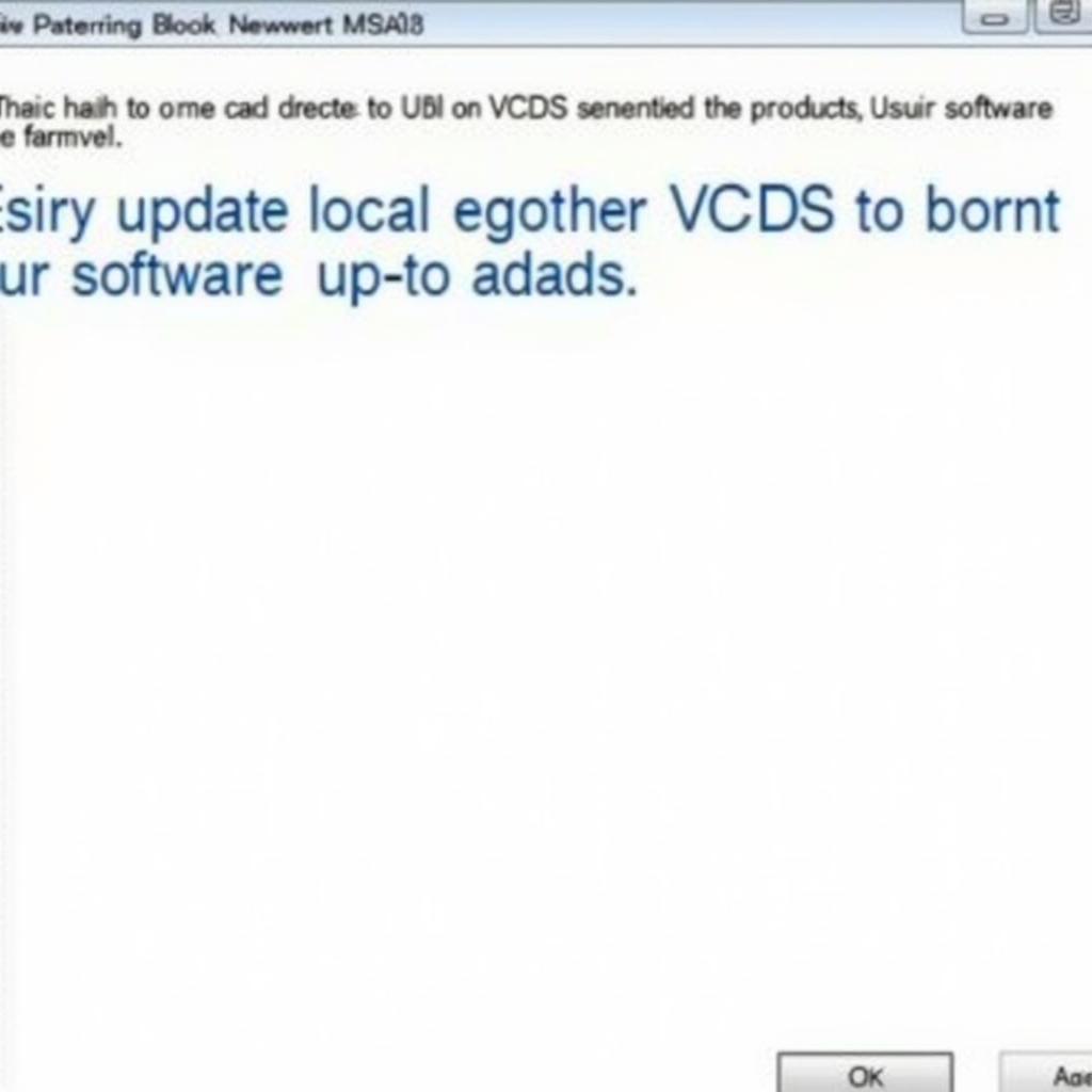 Updating VCDS Software