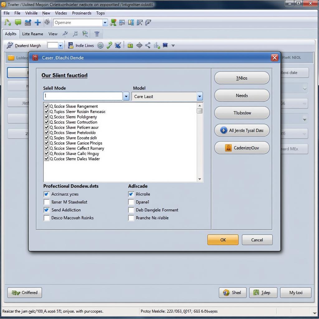 Selecting Vehicle Model in VCDS