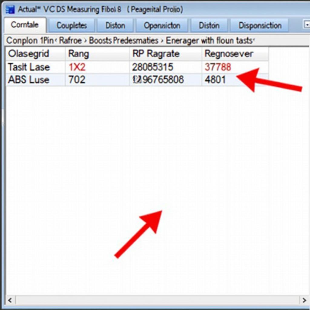 VCDS Display Showing Boost Pressure Readings