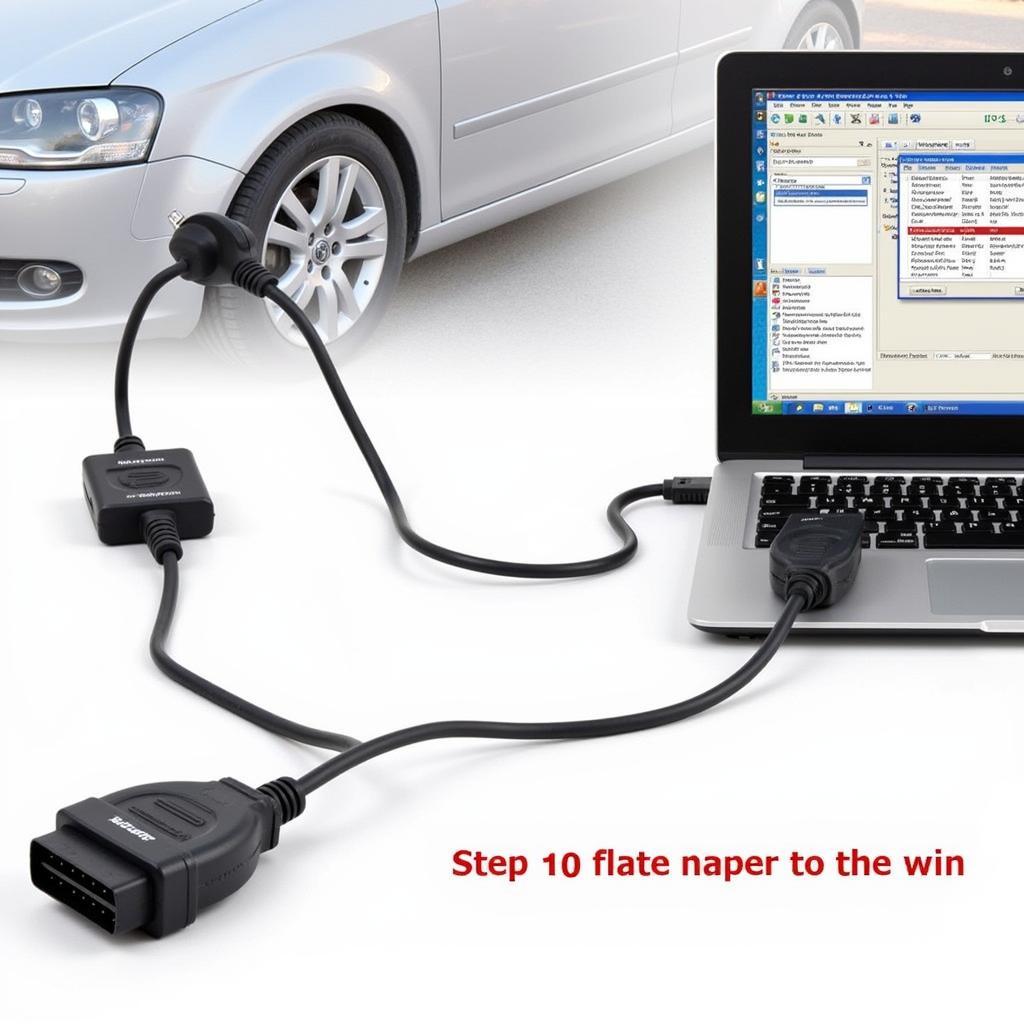 Connecting VCDS VAG-COM HEX-CAN to a car's OBD-II port