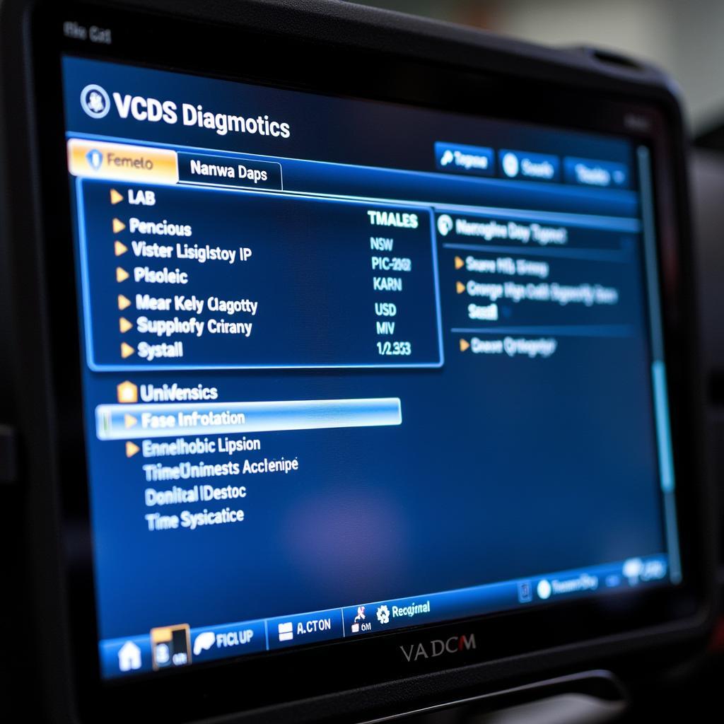 VCDS VAG COM Software Interface