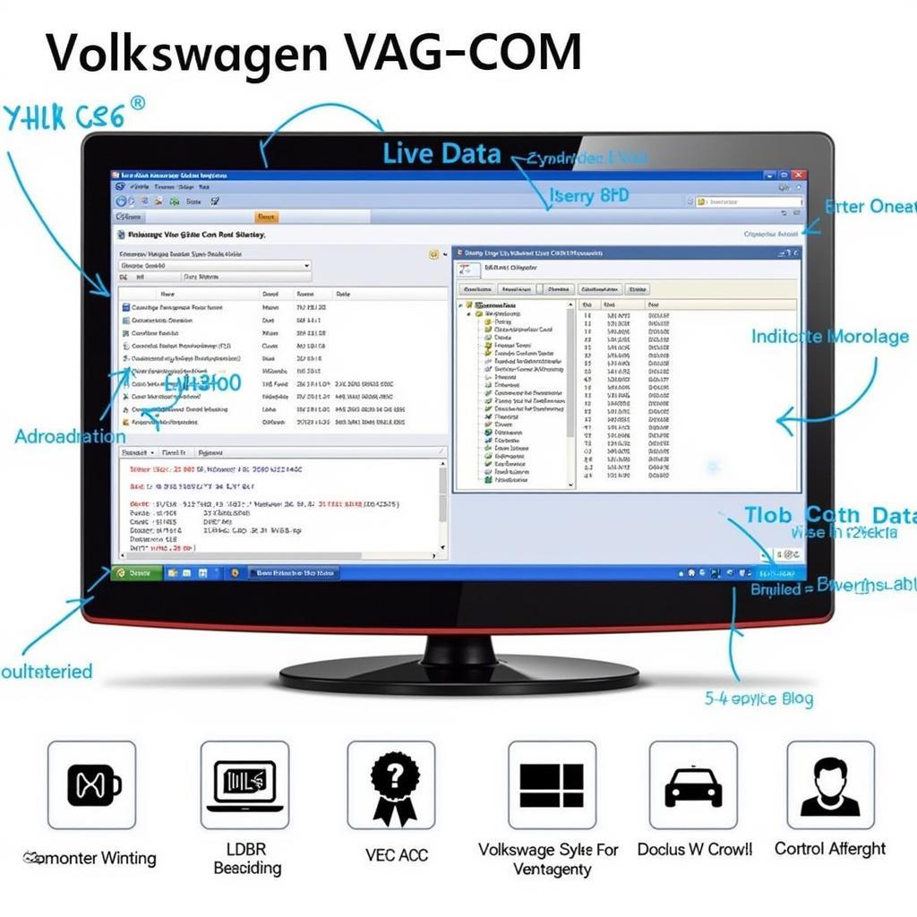 Volkswagen VAG-COM software screenshot