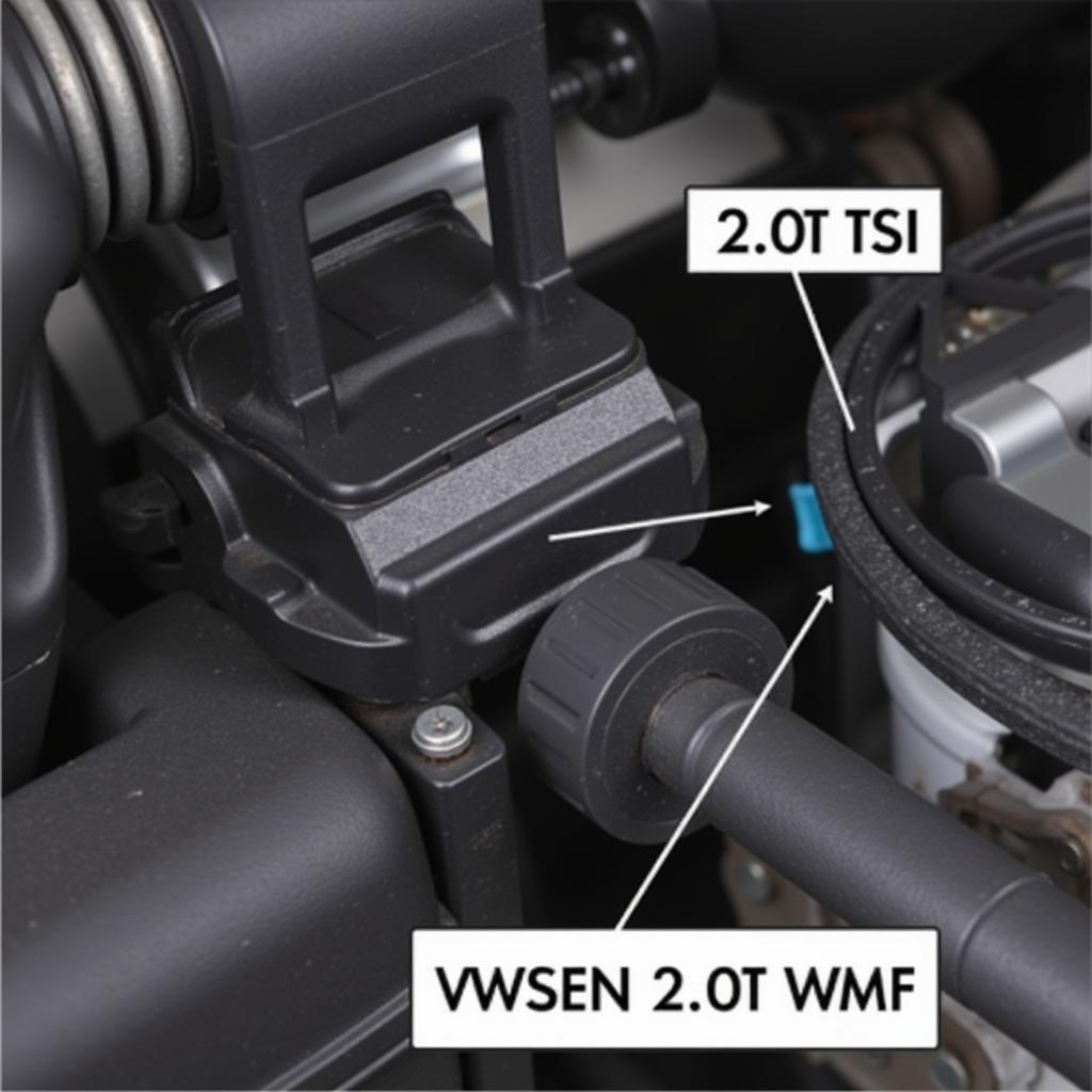 VW 2.0T TSI MAF Sensor Location