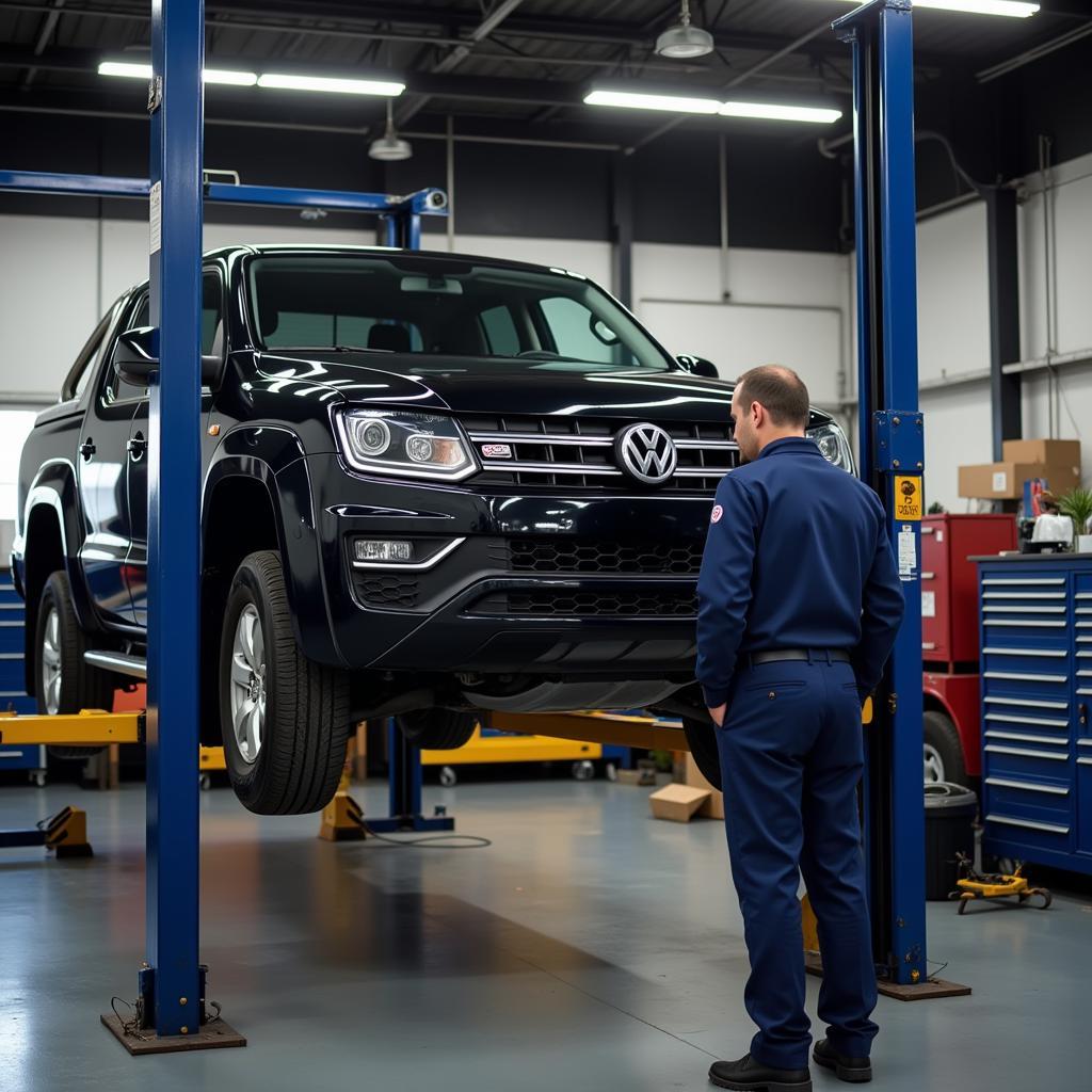 VW Amarok Mechanic Inspection