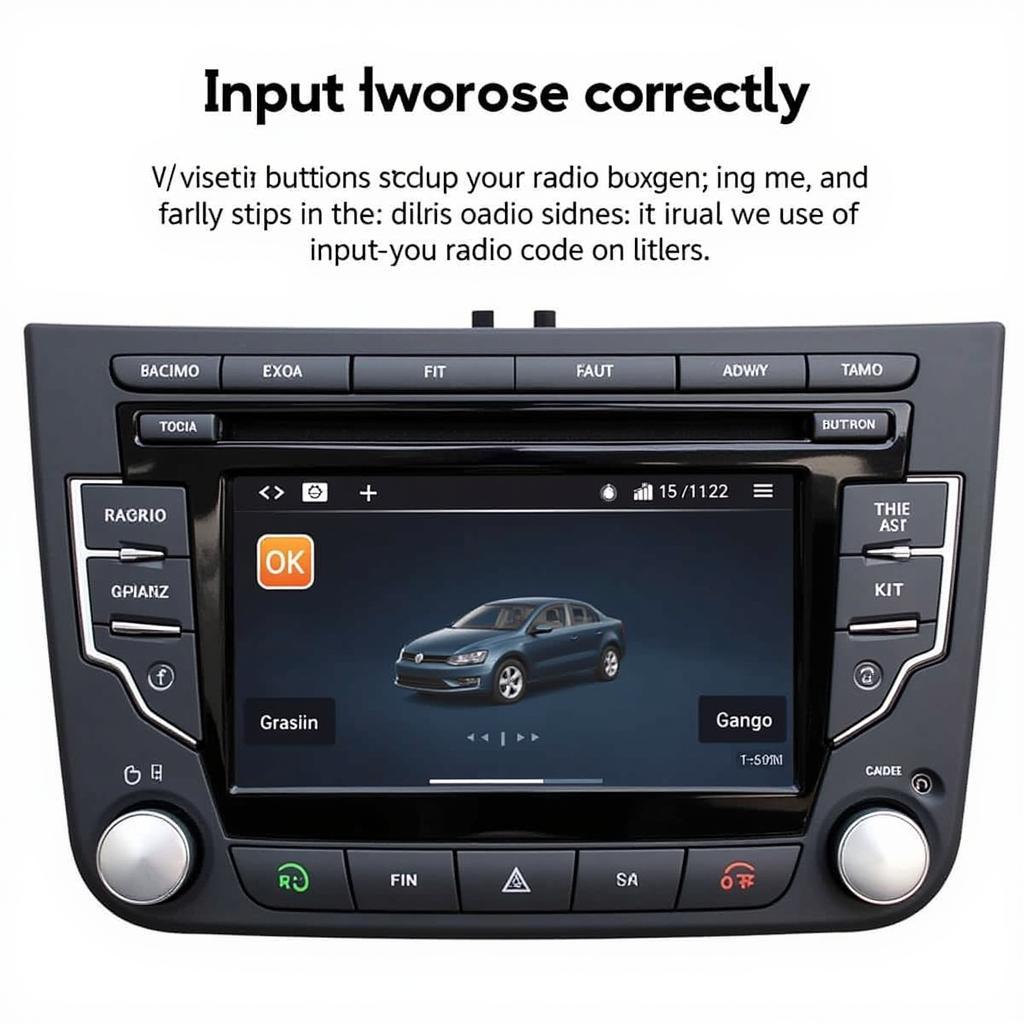 VW Cabrio Radio Buttons