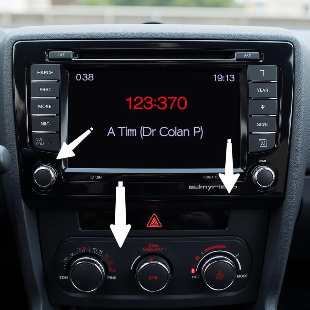 Entering the Radio Code on a VW Gamma V Radio