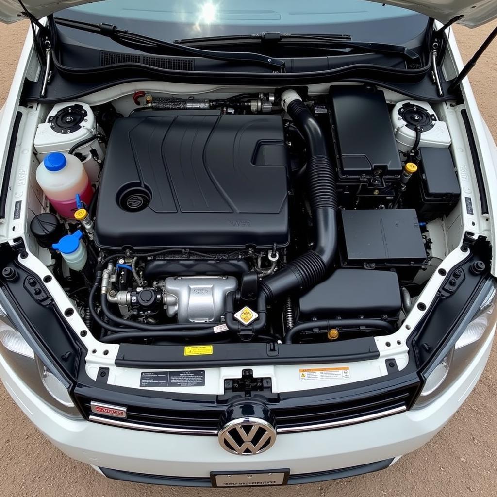 VW Golf Engine Bay