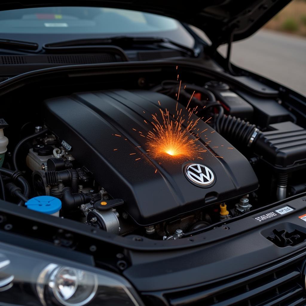 VW Jetta engine experiencing misfire