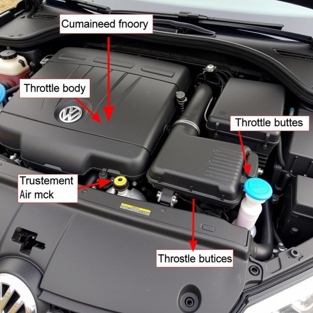 VW Jetta Throttle Body Location