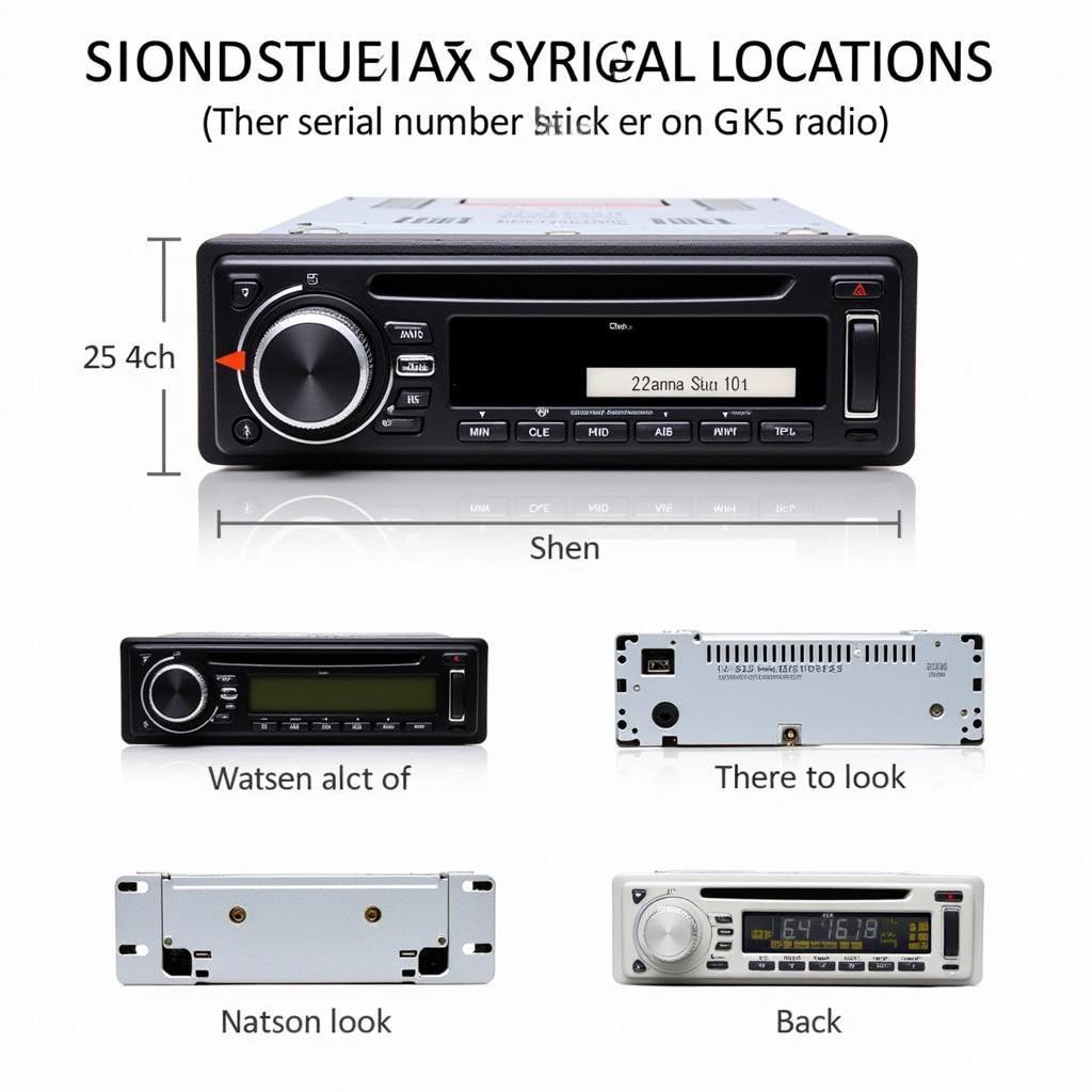 VW MK5 Radio Serial Number Location