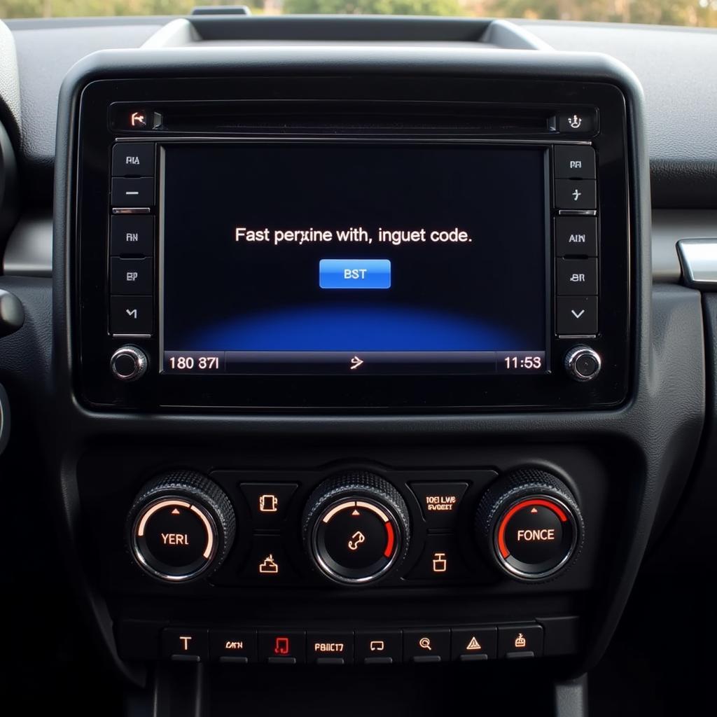 Entering the VW MP3 Player Security Code