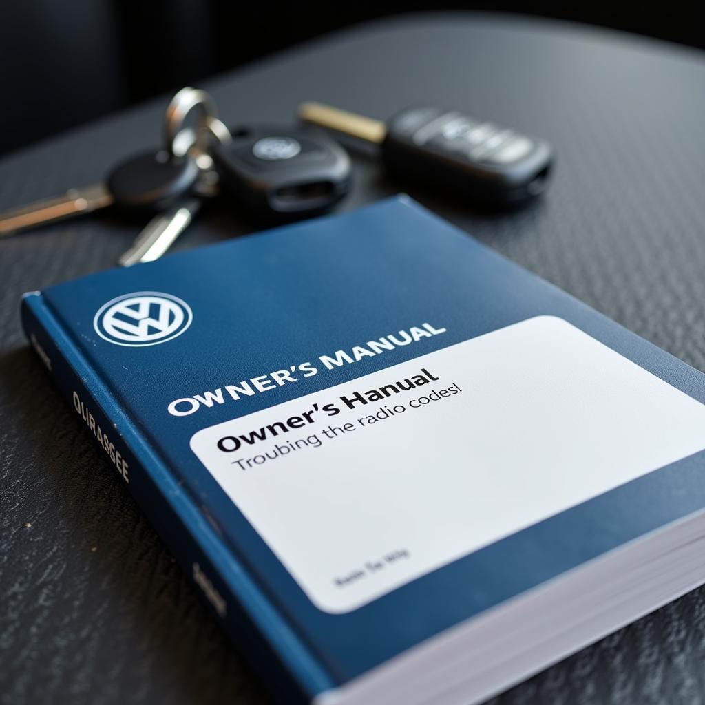 VW Owner's Manual and Car Keys